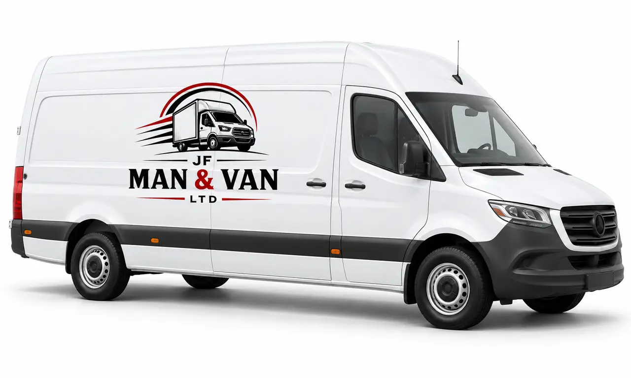JF Man and Van branded large van