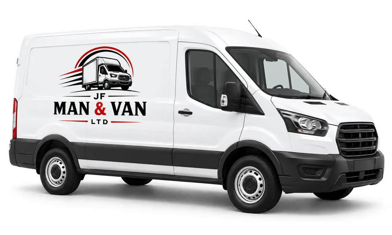 JF Man and Van branded medium van